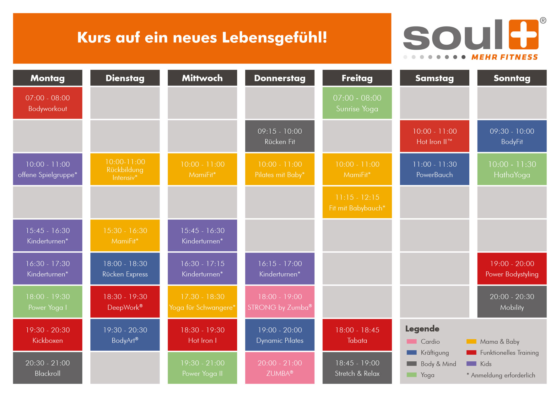 Kursplan für 2019